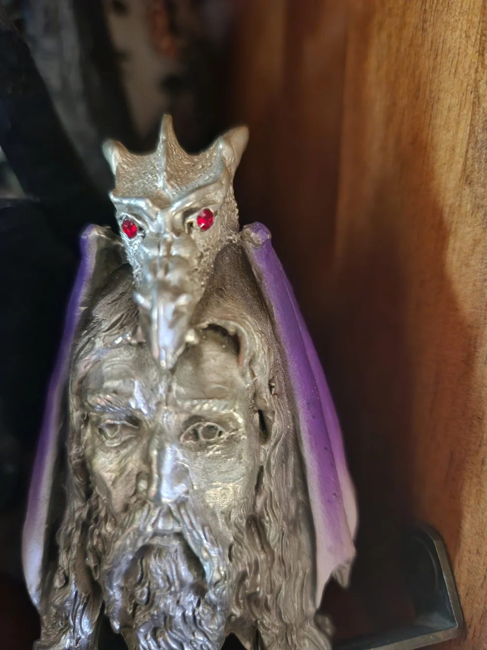 Vintage Pewter Wizard